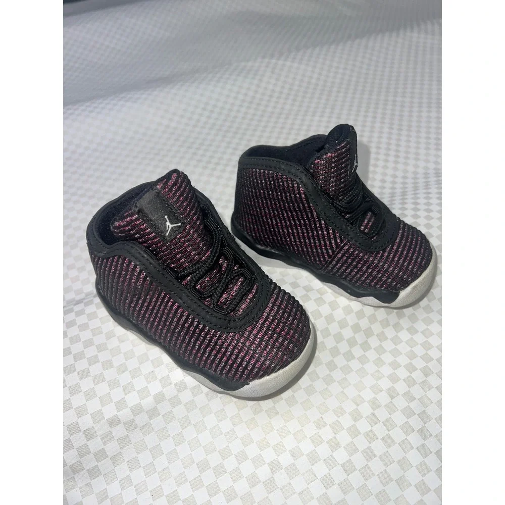 Jordan Horizon BT Black Pink Woven Toddler Sneakers‎ 4C 819850-008
